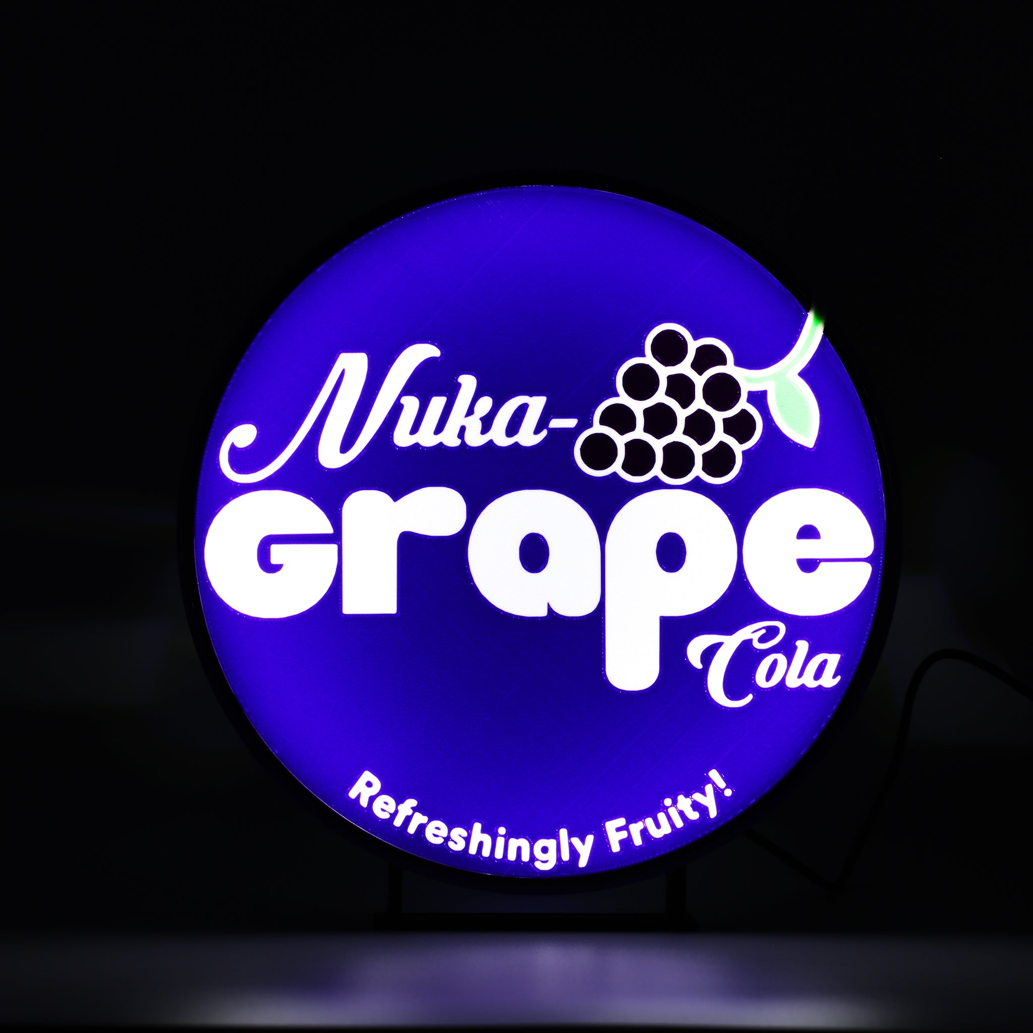Nuka-Cola Grape Light Box - The 3D Print Smiths