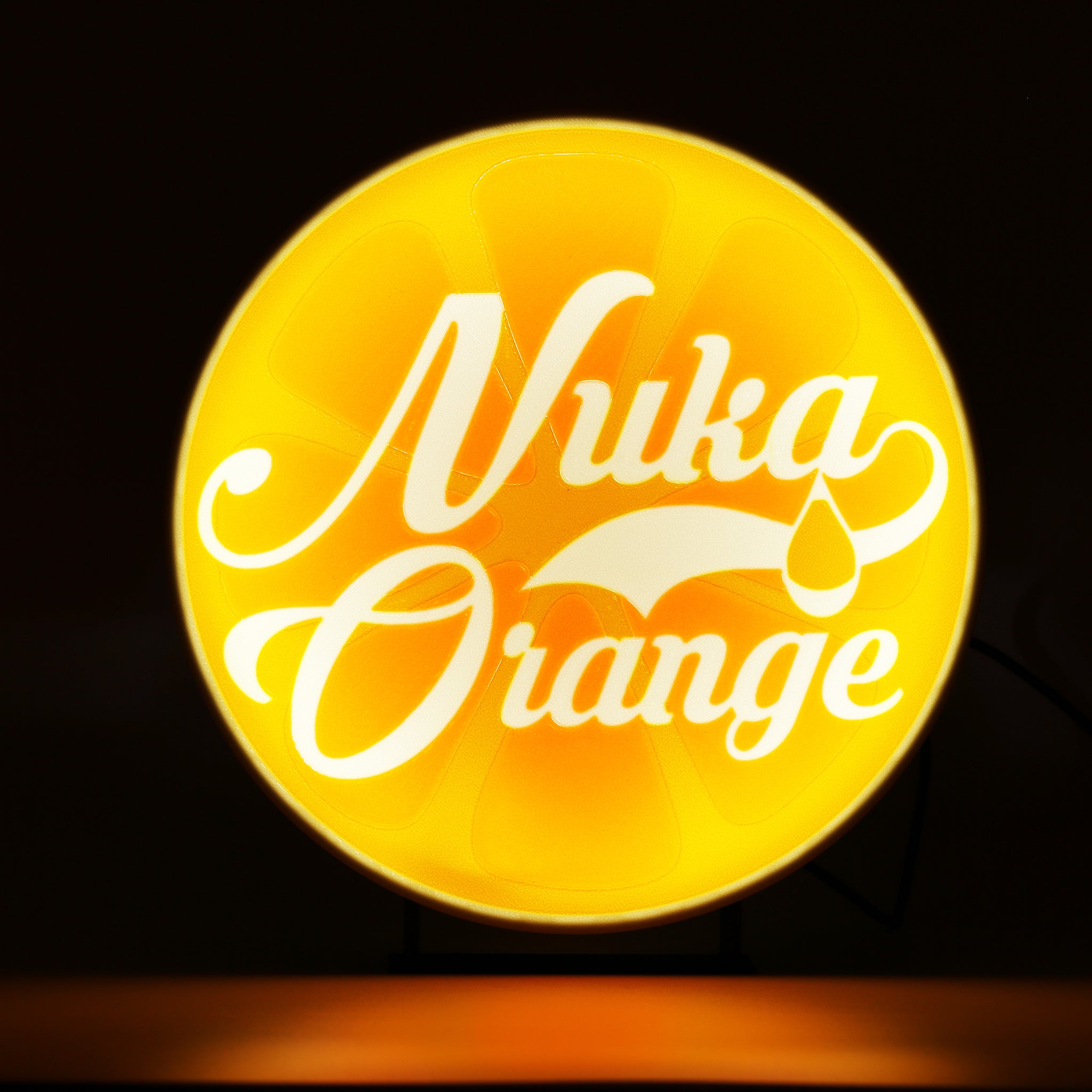 Nuka-Cola Orange Light Box - The 3D Print Smiths