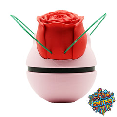 Bulbasaur Valentines Edition Character Ball 3D Printed Collectable