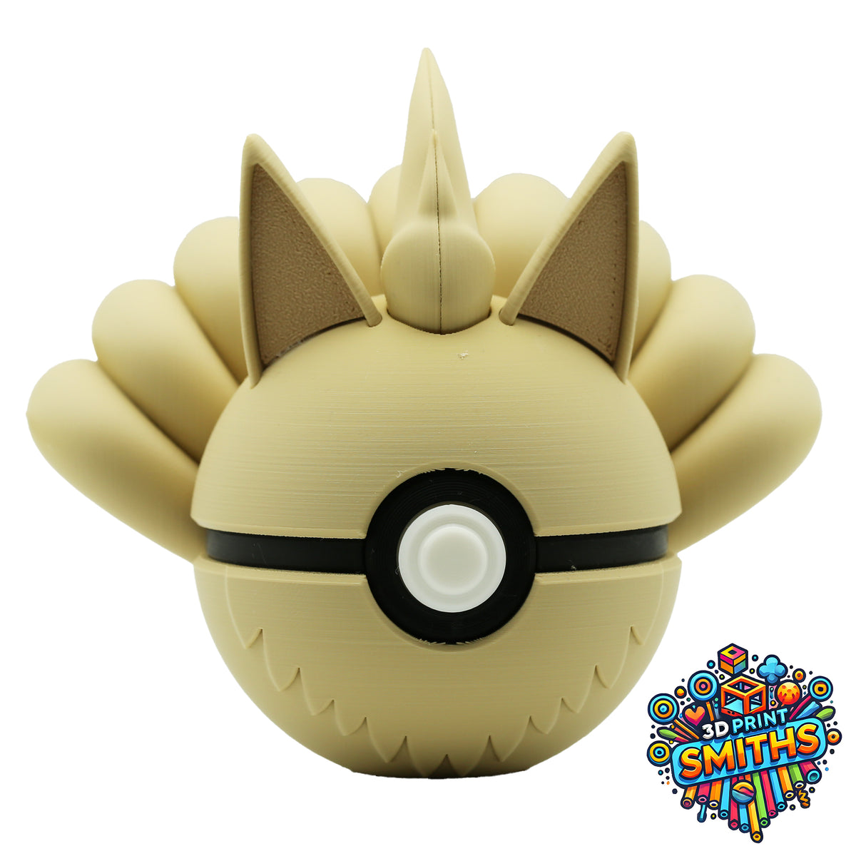 Ninetales Character Ball 3D Printed Collectable