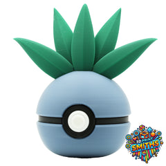 Oddish Character Ball 3D Printed Collectable