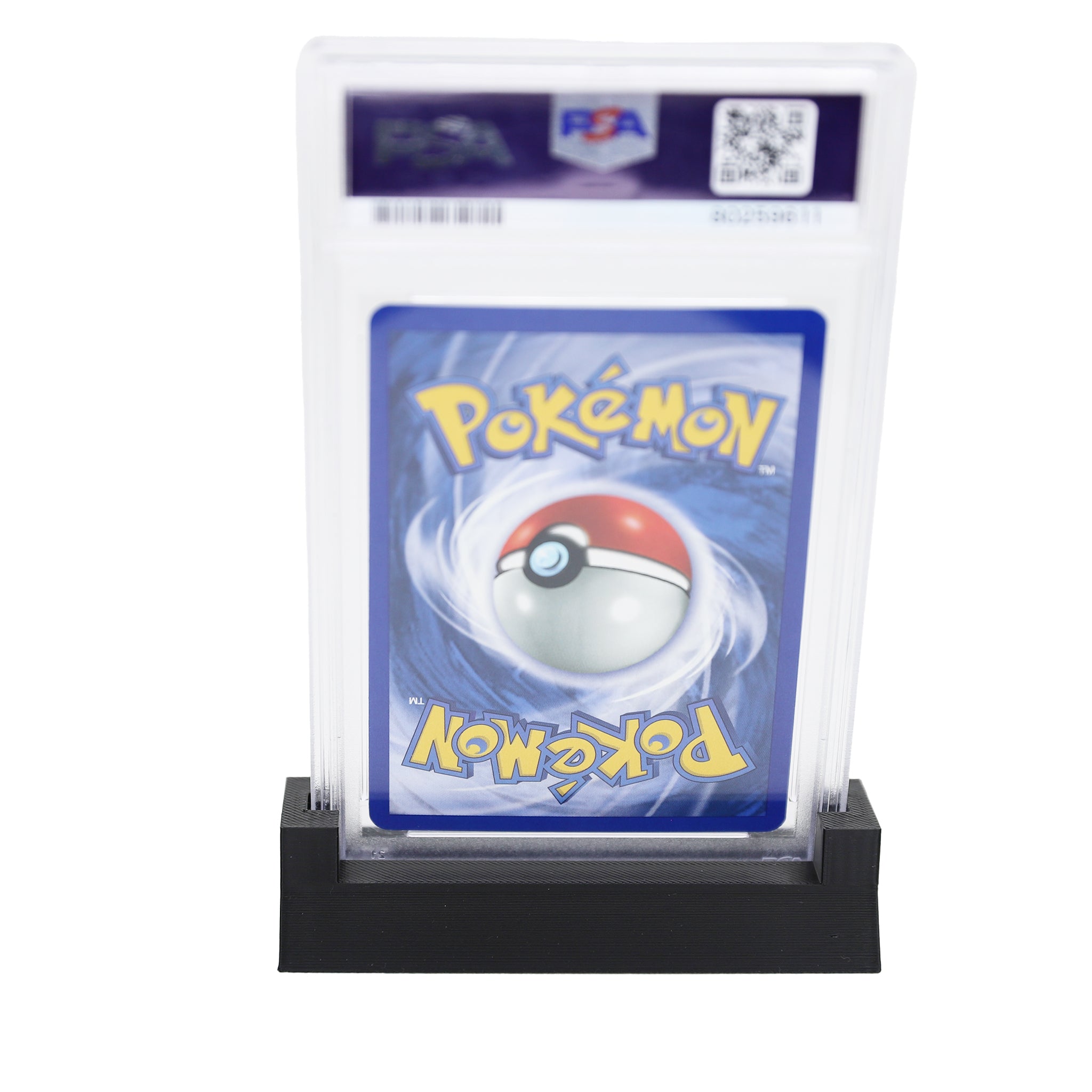 3D Printed PSA Single Graded Card Slab Holder with Pok Ball Design 3D Printed PSA Single Graded Card Slab Holder with Pok Ball Design