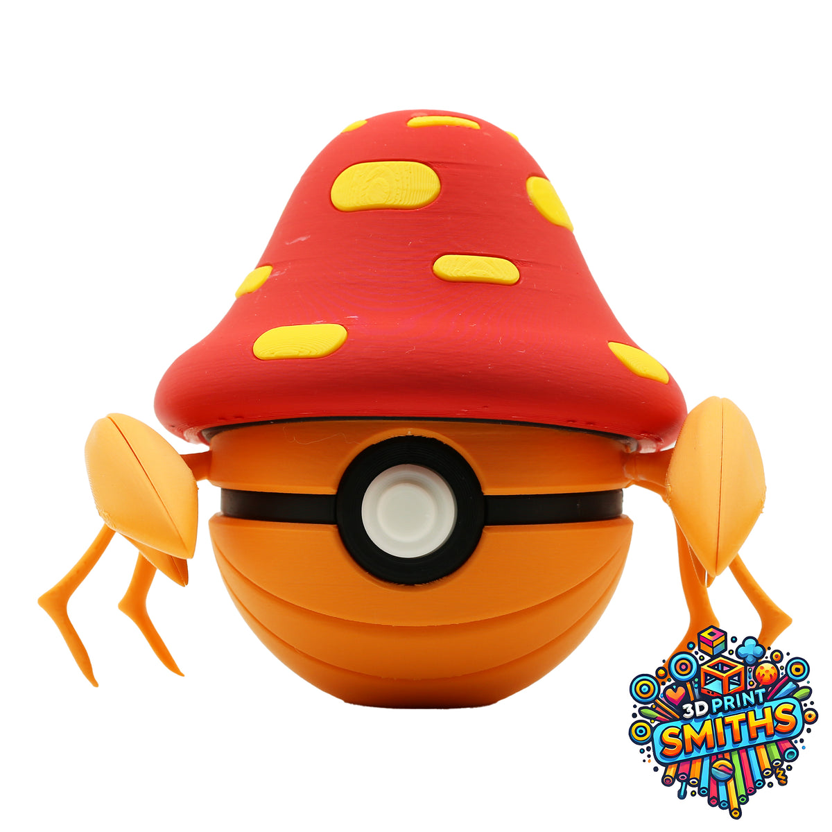 Parasect Character Ball 3D Printed Collectable