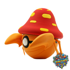 Parasect Character Ball 3D Printed Collectable