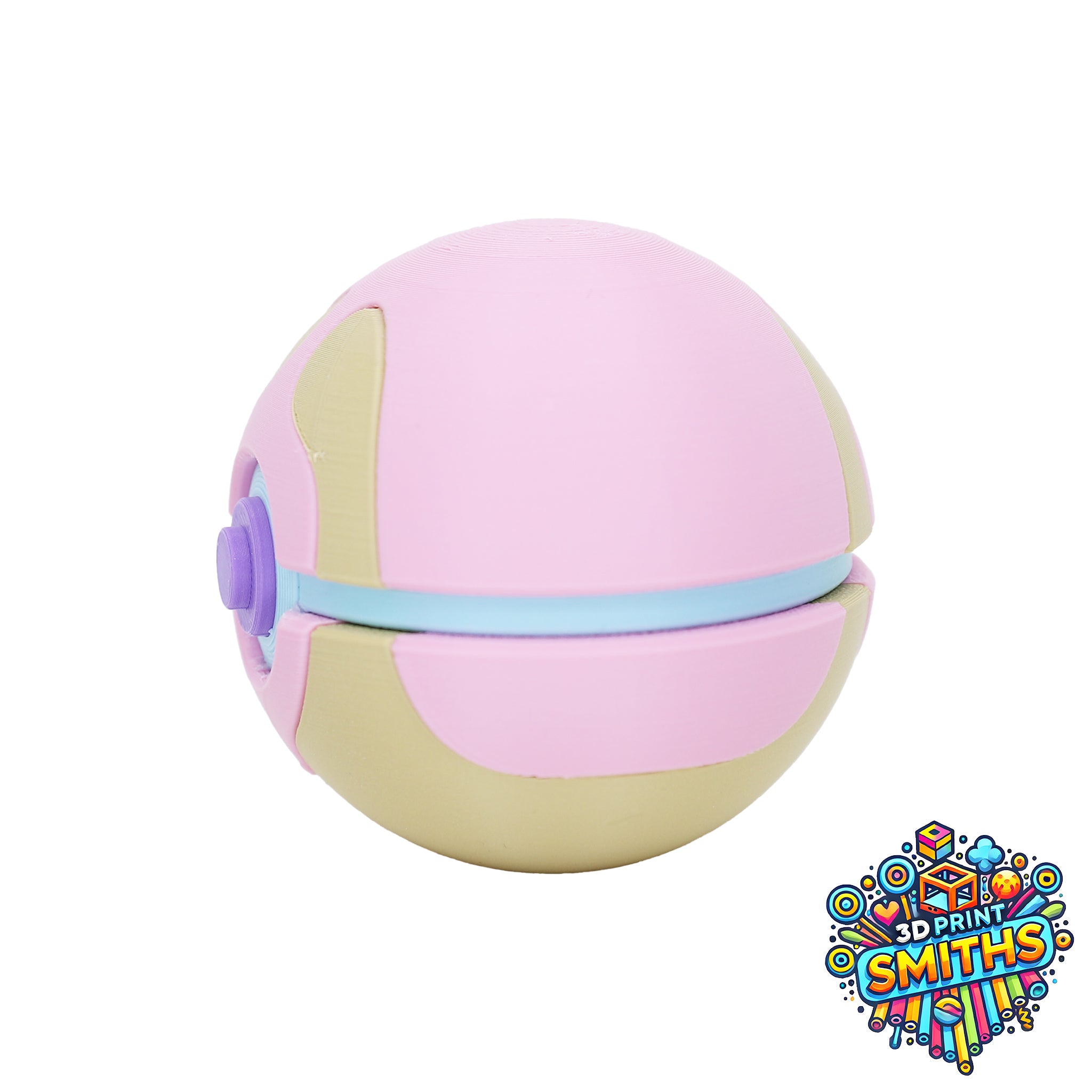 Pokemon Heal Ball PokeBall Replica - The 3D Print Smiths