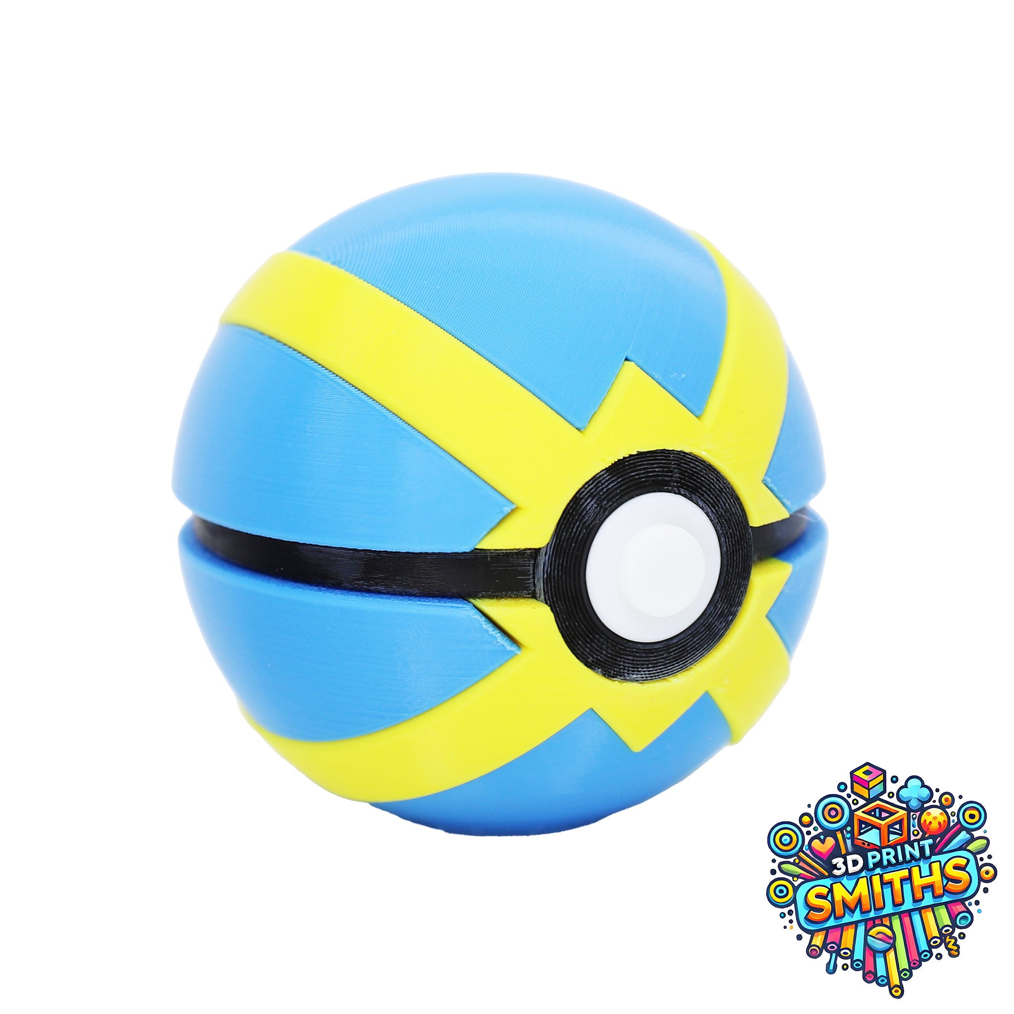 Pokemon Quick Ball PokeBall Replica - The 3D Print Smiths