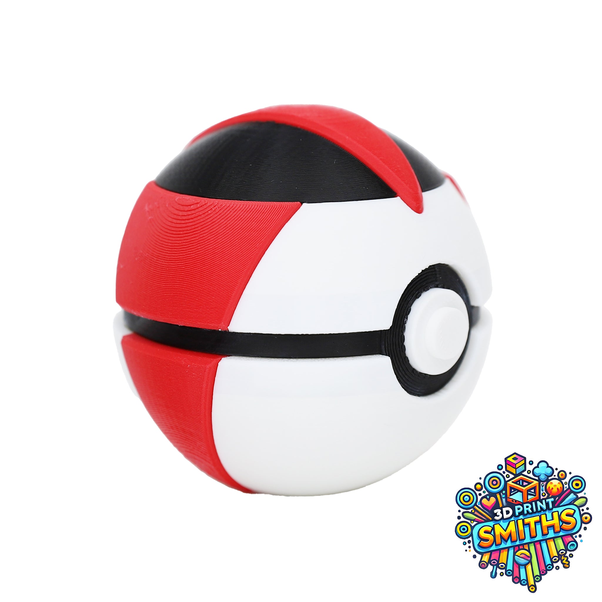 Pokemon Timer Ball PokeBall Replica - The 3D Print Smiths