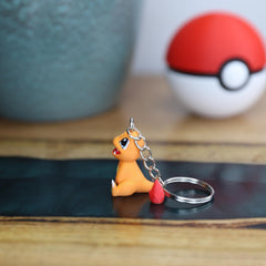 Chibi Charmander 3D Printed Figurine - Cute Pokemon Keychain & Model