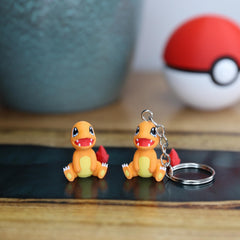 Chibi Charmander 3D Printed Figurine - Cute Pokemon Keychain & Model