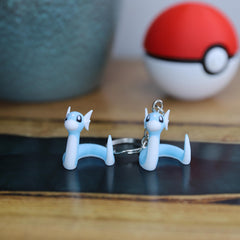 Chibi Dratini 3D Printed Figurine - Cute Pokemon Keychain & Model