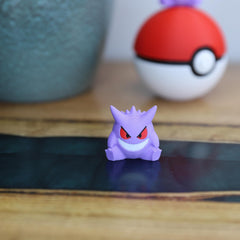 Chibi Gengar 3D Printed Figurine - Cute Pokemon Keychain & Model