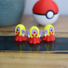 Chibi Jynx 3D Printed Figurine - Cute Pokemon Keychain & Model