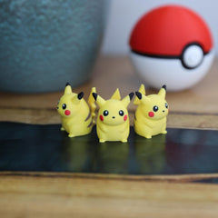 Chibi Pikachu 3D Printed Figurine - Cute Pokemon Keychain & Model