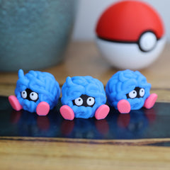 Chibi Tangela 3D Printed Figurine - Cute Pokemon Keychain & Model