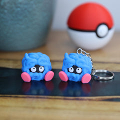 Chibi Tangela 3D Printed Figurine - Cute Pokemon Keychain & Model