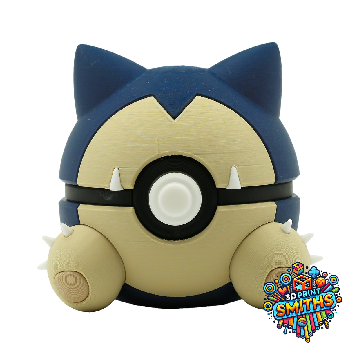 Snorlax Character Ball 3D Printed Collectable