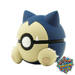 Snorlax Character Ball 3D Printed Collectable