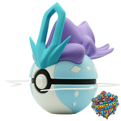 Suicune Character Ball 3D Printed Collectable