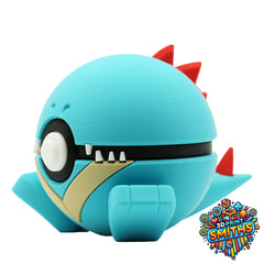 Totodile Character Ball 3D Printed Collectable