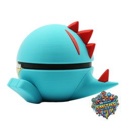 Totodile Character Ball 3D Printed Collectable