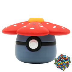 Vileplume Character Ball 3D Printed Collectable