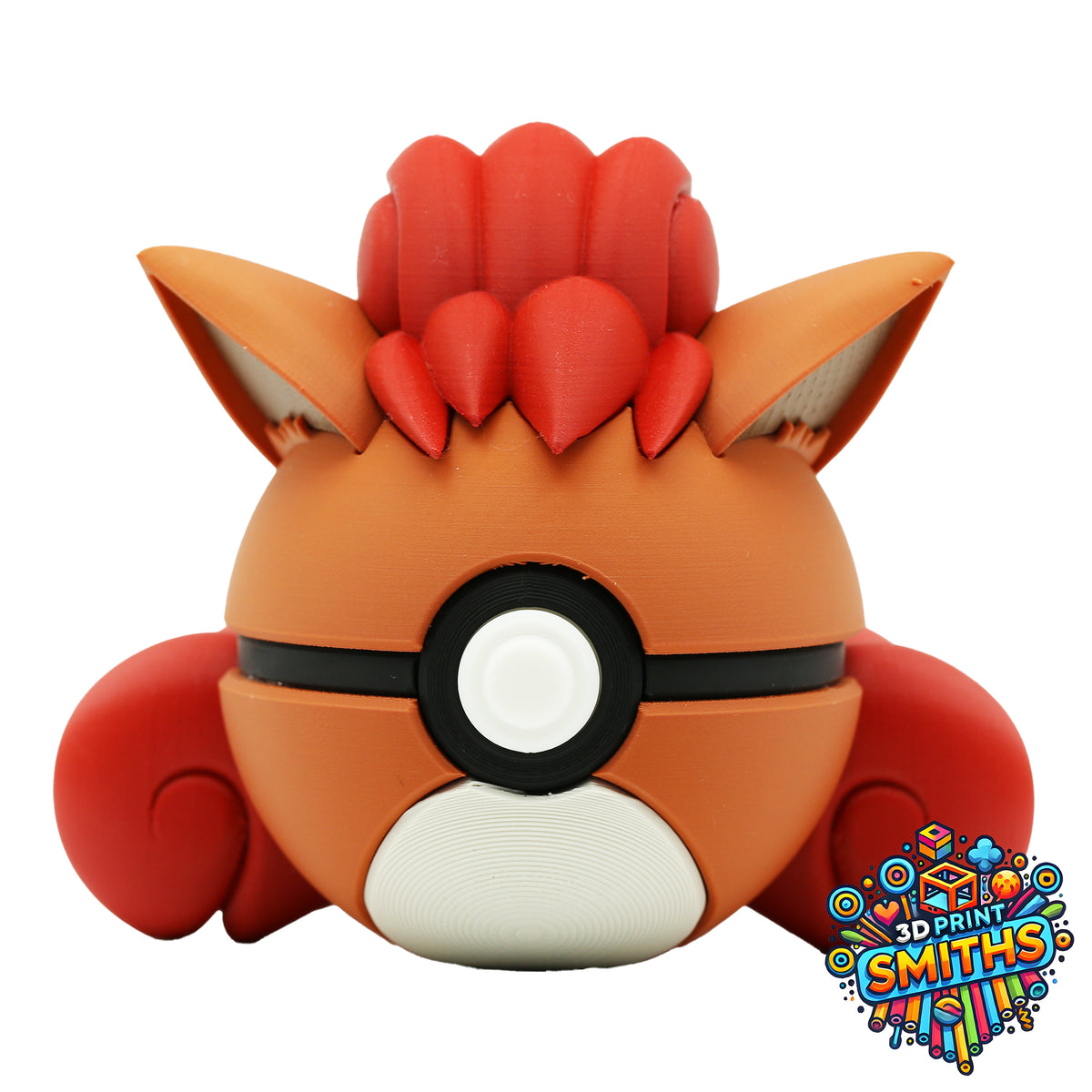 Vulpix Character Ball 3D Printed Collectable