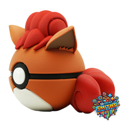 Vulpix Character Ball 3D Printed Collectable