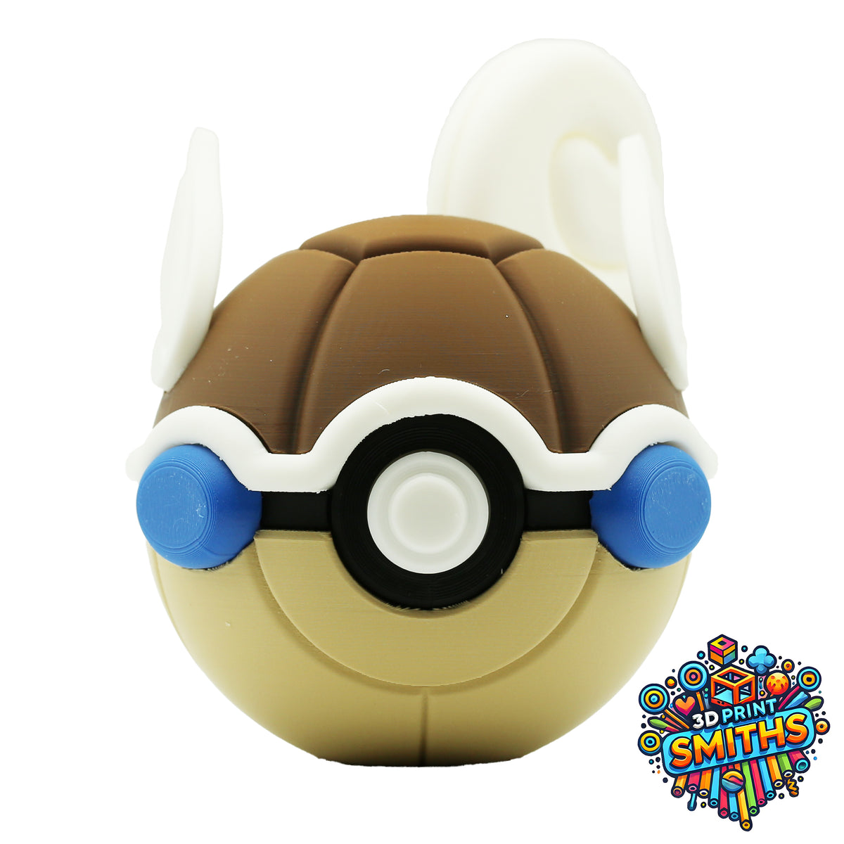 Wartortle Character Ball 3D Printed Collectable