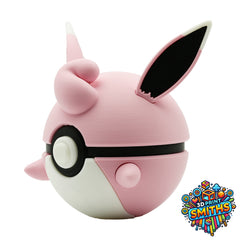 Wigglytuff Character Ball 3D Printed Collectable
