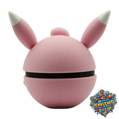 Wigglytuff Character Ball 3D Printed Collectable