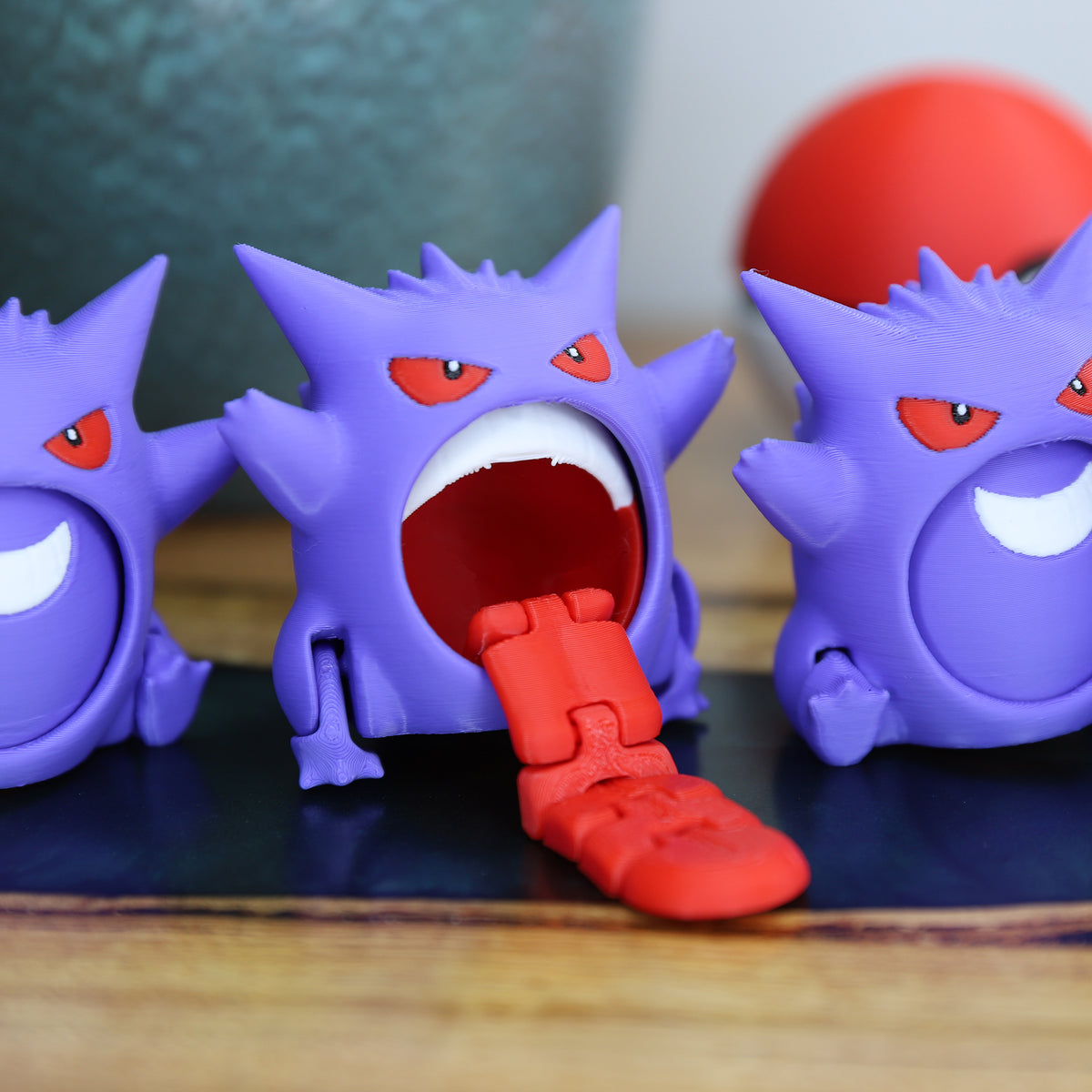 3D Printed Articulated Gengar Action Figure