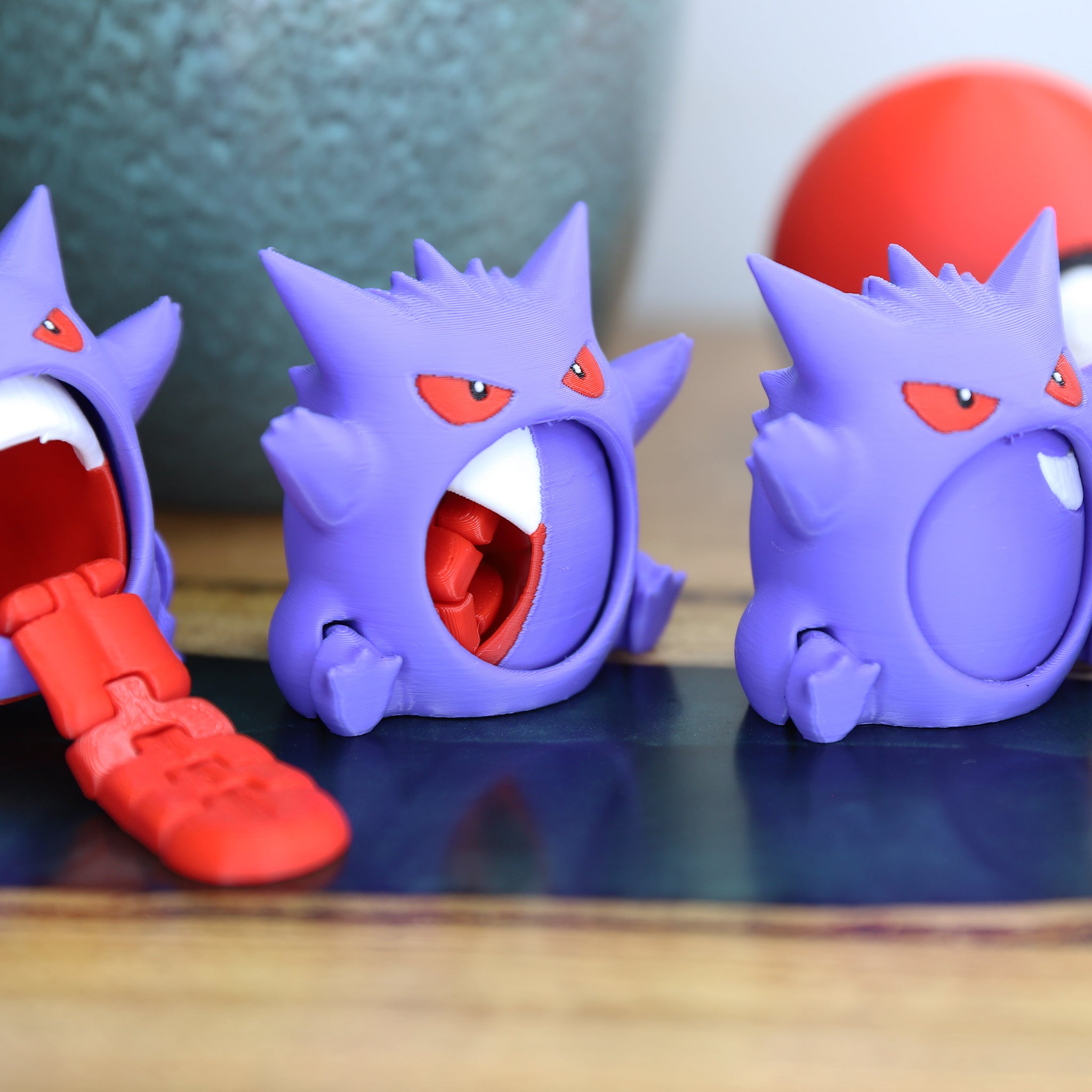 3D Printed Articulated Gengar Action Figure