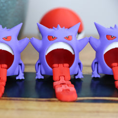 3D Printed Articulated Gengar Action Figure