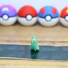 Chibi Chikorita 3D Printed Figurine - Cute Pokemon Keychain & Model