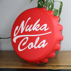 Fallout Nuka Cola Bottlecap Light Box